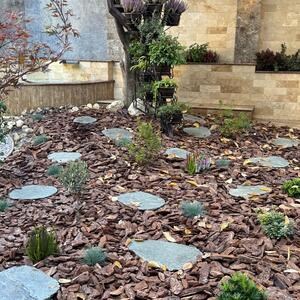 Kavala Schiefer gemeißelt Rand japanischen Garten Schritt