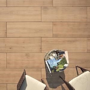 Sinterstein L'ALTRA PIETRA Harena Holz Noce, 40 X 120 X 2 cm, R11 - Rutschfest für den Außenbereich