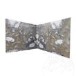 Unsichtbar Grau Polierte Marmorplatte 2 cm