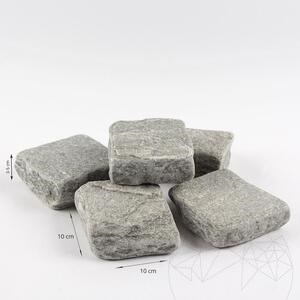 Kavala Schiefer getrommelt Pflasterstein 10 x 10 x 3-5 cm