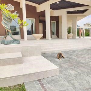 Sinterstein L'ALTRA PIETRA Colosseo Pietra Di Gerusalemme, 120 X 120 X 2 cm, R11 - Rutschfest für den Außenbereich