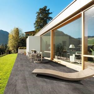 Sinterstein L'ALTRA PIETRA Harena Ardesia, 40 X 120 X 2cm, R11 - Rutschfest für den Außenbereich