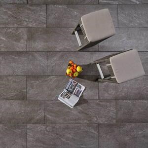 Sinterstein L'ALTRA PIETRA Harena Ardesia, 40 X 120 X 2cm, R11 - Rutschfest für den Außenbereich