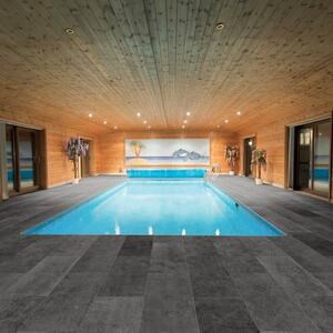 Sinterstein L'ALTRA PIETRA Harena Ardesia, 40 X 120 X 2cm, R11 - Rutschfest für den Außenbereich