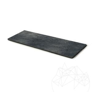 Sinterstein L'ALTRA PIETRA Museo Ardesia Nera, 40 X 120 X 2 cm, R11 - Rutschfest für den Außenbereich