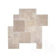 Travertin Latte PREMIUM Antik/Getrommelt Römischer Verband 1.2 cm