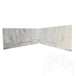 Lila Marmor Polierte Platte, 2 cm