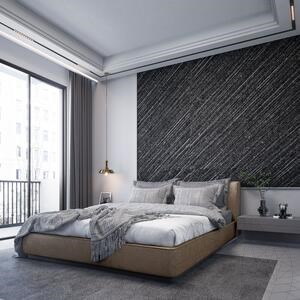 Black Crystal Oblique Design Platte 2CM