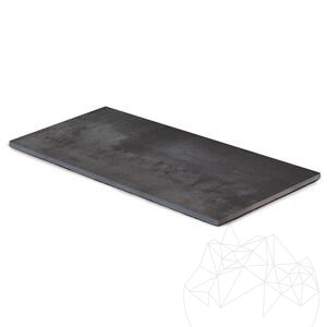 Sinterstein L'ALTRA PIETRA Metallico Black, 60 X 120 X 2 cm, R11 - Rutschfest für den Außenbereich