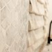 New York Cube Design Mosaik aus geschliffenem Marmor