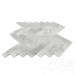 New York Chevron Geschliffener Marmor Mosaik