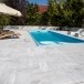 Kavala Kreuzschliff Buschmarmor gehämmert 60 x 30 x 2 cm