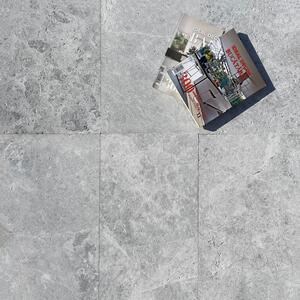 Tundra Grau Sandgestrahlter Marmor, 60 x 30 x 2 cm