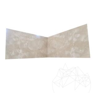 Marmorplatte Moon Cream Poliert, 2 cm