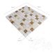 Honig Onyx Weiß & Emperador Polierter Marmor Mix Mosaik 2,3 x 2,3 cm