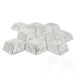 New York Cube Design Mosaik aus geschliffenem Marmor