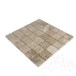 Heller Emperador Polierter Marmor Mosaik 4,8 x 4,8 cm