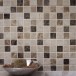 Mix Polierter Marmor Mosaik 2,3 x 2,3 cm