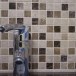 Mix Polierter Marmor Mosaik 2,3 x 2,3 cm