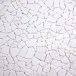 Crazy Paving Getrommelter Thassos-Marmor Mosaik