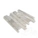 Tundra Grau Polierter Marmor 3D Wandmosaik