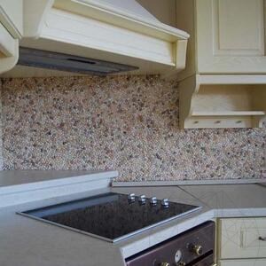 Mix Small Tumbled Pebbles Mosaik