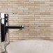 Klassischer Bambus getrommelter Travertin Mosaik 1.5 x 7.5 cm