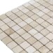 Klassischer polierter Travertin Mosaik 2,3 x 2,3 cm