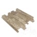 Latte Polierter Travertin 3D Wandmosaik