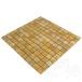 Gelber polierter Travertin Mosaik 2,3 x 2,3 cm