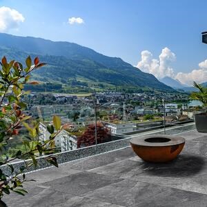 Sinterstein L'ALTRA PIETRA Museo Ardesia Nera, 60 X 60 X 2 cm, R11 - Rutschfest für den Außenbereich