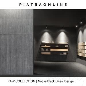 Native Black Lineal Extreme Dark Design Platte 3CM