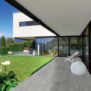 Sinterstein L'ALTRA PIETRA Portland Plata, 40 X 180 X 2 cm, R11 - Rutschfest für den Außenbereich
