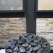 Schwarzer polierter Kieselstein Sack 20 kg