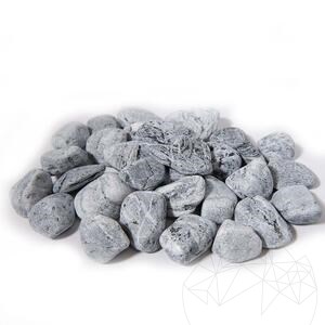 Silberne Kieselsteine, 3-6 cm Beutel 20 Kg