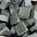 Anthrazit 4 Seiten geschnittener Granit Kopfsteinpflaster 10 x 10 x 5 cm