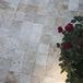 Classic Cross Cut Tumbled Travertine Cobblestone 10 x 10 x 3 cm (Pflastersteine)