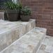 Classic Cross Cut Tumbled Travertine Cobblestone 10 x 10 x 3 cm (Pflastersteine)