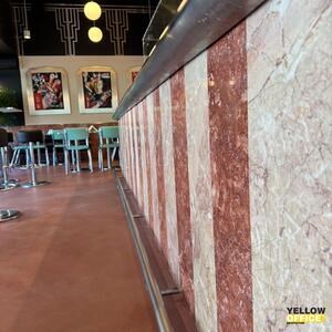 Rosa Aurora Polierte Marmorplatte, 2 cm