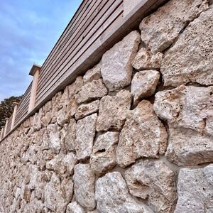 Polygonalplatten Marmor Rock Face Ivory