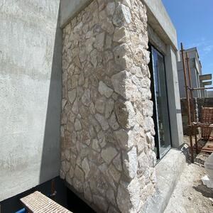 Polygonalplatten Marmor Rock Face Ivory