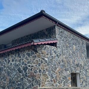 Polygonalplatten Marmor Rock Face Lava Black