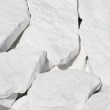 Felswand Thassos Polygonaler Marmor