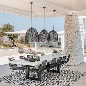 Felswand Thassos Polygonaler Marmor
