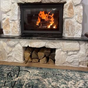 Felswand Vintage Thasos Poligonal-Marmor