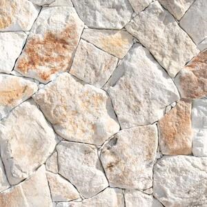 Felswand Vintage Thasos Poligonal-Marmor