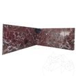 Rosso Levanto Polierte Marmorplatte 2 cm