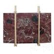 Rosso Levanto Polierte Marmorplatte 2 cm
