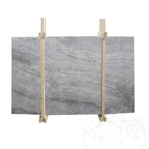 Royal Grey Marmor polierte Platte, 2 cm