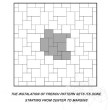 Travertin Silver Cross Cut Antik/Getrommelt Römischer Verband 1.2 cm